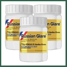 Vintessy Vıntessy Süper Russ Glare Tüylere Krem Nano 3 Adet x 50 ml Russ Merhemi BZS01