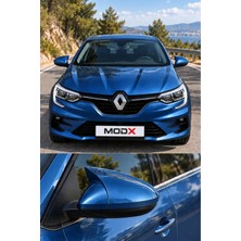 Renault Megane 4 2020 Model Araca Özel Boyalı Cosmo Mavi Yarasa Ayna Kapağı A+