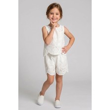 Dmb Kids Dmb Kız Brode Şortlu Takım DMB-0803