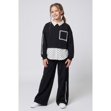 Dmb Kids Kız Çocuk Gömlek Yakalı 3 Lü Takım  DMB-9995