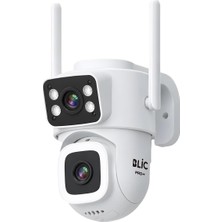 Tr BLM-112 Çift Lensli 6 Mp (3+3 Mp) Wi-Fi Ptz Ip Güvenlik Kamerası, IP66 Dış Mekan, Gece Gör�