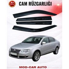 Volkswagen Passat B6 2005-2010 Araca Özel Premium Cam Rüzgarlığı A+ (Pianoblack)