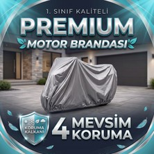 Gök Tr Rks Rodos 100 Uyumlu Premium Motosiklet Brandası Içi Miflonlu Çizmez Su Geçirmez Branda 2xl