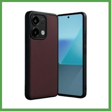 Bezos Redmi Note 13 Pro 5g Uyumlu Kılıf Aras Deri Kapak - Bordo Mgc