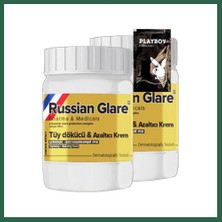 Vintessy Vıntessy Rusian Glare Tüy KREMI22-2:0315 Nano 2 Adet x 50 ml Rus Merhemi + Yanında Jel 22-2:0316 BZS01