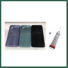 Vintessy Vıntessy Infinix Hot 11 Play Arka Batarya Pil Kapağı Mavi ( BZS01