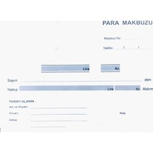 Dilman 4022 Para Makbuz 1X50 2 Nüsha Otokopili