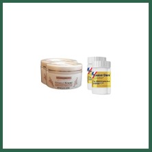 Vintessy Vıntessy Three Brand Whitening Cream 100 ml Arnavut Kremi Aklık Kremi 2 Adet + Russıan Glare Tüy Dökücü Azaltıcı Merhem 50 ml 2 Adet BZS01