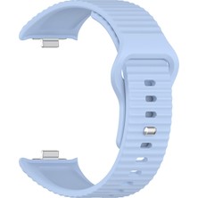 Microsonic Xiaomi Redmi Watch 6 Kordon Wave Design Silicone Band Mavi