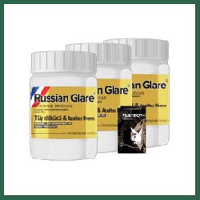 Vintessy Vıntessy Rusian Glare Tüy KREMI22-2:0344 Nano 3 Adet x 50 ml Rus Merhemi + Yanında Jel BZS01