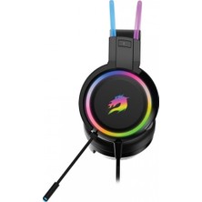 Gamebooster Fırefly 7.1 Rgb Siyah Gaming Kulaklık H18L