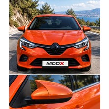 Renault Clio 5 Araca Özel Boyalı Mercan Turuncu Yarasa Ayna Kapağı A+