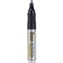 Brons BR-4021 Akrilik Marker Gümüş