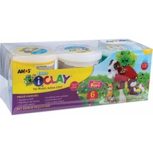 Amos IC30P6 Proje Hamuru-I Clay 30GR 6 Lı Pet