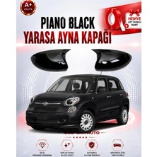 Fıat 500 L 2013-2021 Batman Yarasa Ayna Kapagı P.black