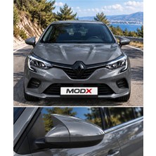 Renault Clio 5 2025 Model Araca Özel Boyalı Kaya Gri Yarasa Ayna Kapağı A+