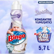 Tr Soft Konsantre Çamaşır Yumuşatıcısı Sensitive 1440 ml x 4 Adet