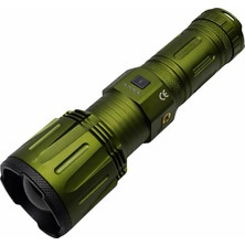 Tr Şarjlı El Feneri 140W 14000 Lümen 32000MAH Uzun Menzilli Güçlü Aydınlatma LED El Feneri
