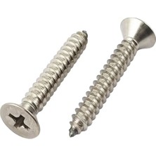 Std 4.2X32 Dın 7982 Yhb (Yıldız Havşa Başlı) Sac Vidası A2 Paslanmaz Inox 100 Adet