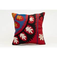 Kilim Wholesale Suzani Kumaştan Yapılmış Kırlent Kılıfı, 40X40 cm