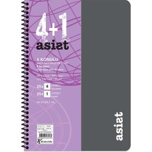 Keskin 351523-99 Defter Asist Ayraçlı Spiralli Pp Kapak A4 4+1 125YP