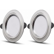 Tr Zebra 6 Watt 3 Renk Yanan Beyaz Kasa Spot Cata CT-5257-5 Adet