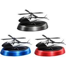 Mediacom Siyah Güneş Enerjili Döner Helikopter Oto Kokusu Araç Içi Koku Difüzörü + Hediye Esans