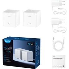 Cudy M1200 Wıfı5 AC1200 Çift Bant Router 2'li Set