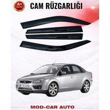 Ford Focus 2 2005-2010 Araca Özel Premium Cam Rüzgarlığı A+ (Pianoblack)