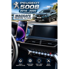 STS Oto Aksesuar Peugeot 5008 2016-2020 Uyumlu Araca Özel Magsafe Telefon Tutacagı