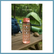 Bezos Suluk & Su Şişesi & Sporcu Matara Turuncu 1000 ml MBT06