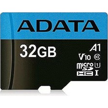 Adata Premier 32GB 100MB/S CLASS10 A1 Adaptörlü Microsdhc Hafıza Kartı