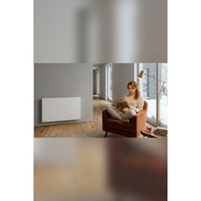 Kuas Hybridboard 1000 Metal (Dark Infrared +Konveksiyonel) Elektrikli Panel Isıtıcı Manuel Termostatlı (1