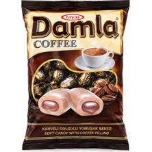 Tayaş Damla 1 kg Kahveli Dolgulu Yumuşak Şeker