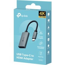TP-Link Tp-Lınk UA520C Type-C To HDMI Adaptör - 4K@60Hz -Alüminyum