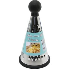 İbico Ibico İ22-047 Rende 3-Bölüm 9" Huni Model Çelik Metal Plastik Topuz Başlı Silikon Kaplama Taban