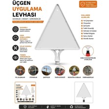 Gebze İş Güvenliği Üçgen Uyarı Levhası (Boş)