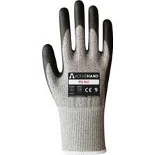 Gebze İş Güvenliği PU-641 Pu Kesilme Dayanımlı Eldiven/8 Gri