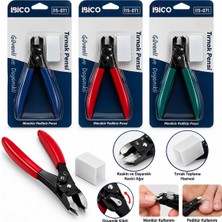 İbico Ibico Metal Tırnak Eti Pense Küçük Plastik Koruma Başlıklı- 12'li Paket