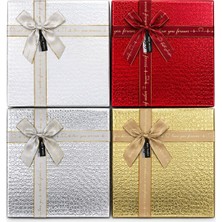 İbico Ibico İ12-097 Karton Hediye Kutusu 33X24.5-28.5X20.5-24X16.5CM 3 Adet D.dörtgen Kurdelalı