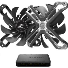 Zalman ZM-SF120A3 Rgb 120MM Çerçevesiz 3'lü Fan Seti (Kontrolcü)
