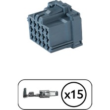 Soketsan Mcp 2.8 Konnektör Gri 15 Pin Kablosuz