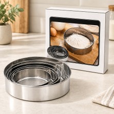Teknocan Marketing Yuvarlak Metal Un Eleği