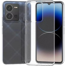Teknocan Marketing Vivo Y35 Kılıf Lüx Şeffaf Silikon