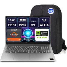 Lenovo Loq Essential 83S000DXTREP17 Ryzen 7 170 RTX5050 64GBRAM 1tbssd 15.6'' Fhd 144Hz Windows 11 Pro + Elektropasaj Çanta
