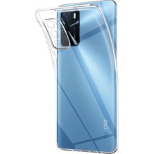 Teknocan Marketing Oppo A16 Kılıf Lüx Şeffaf Silikon - Şeffaf