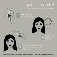 Teknocan Marketing Root Touch-Up Saç Dipleri Içn Kapatıcı Sprey Siyah