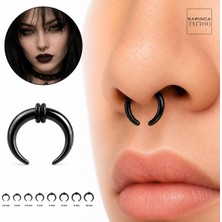 Teknocan Marketing Pincher Septum Piercing Genişletici Ear Stretcher Gauge Buffalo Taper Plug Tünel Açma Aparatı