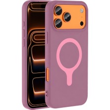 Ototechparca Joko Apple iPhone 18 Pro/17 Pro Z Silikon Magsafe Kapak - Mor