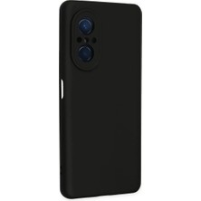 Bezos Huawei Nova 9 Se Uyumlu Kılıf Nano Içi Kadife Silikon - Siyah